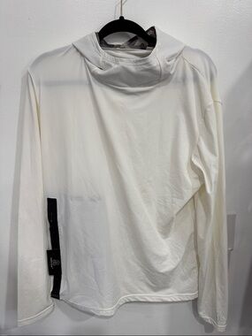 lululemon athletica Women’s White Long-Sleeve Hooded Pullover